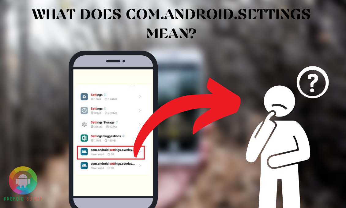 What Does Com.Android.Settings Mean