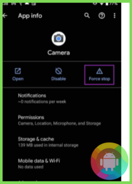 What is Com.Sec.Android.App.Camera