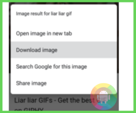 How to Save A .Gif Image on Android
